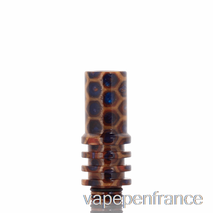Stylo Vape Rouge à Pointe Goutte à Goutte En Peau De Serpent De Cheminée 510